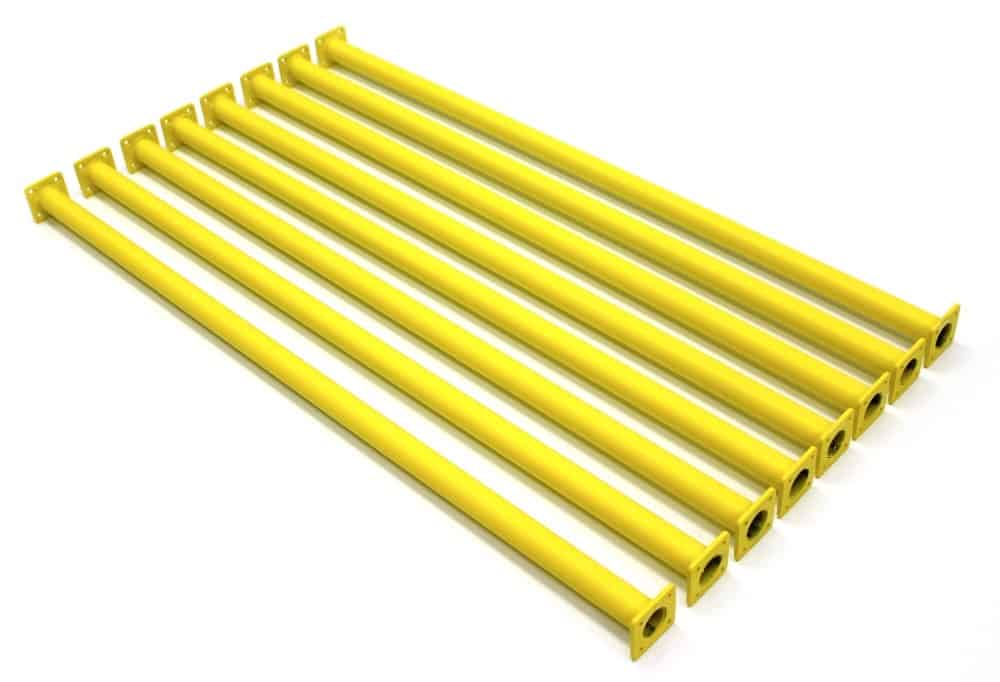 Yellow Swing Set Monkey Bar/Ladder Rung 41″ Long (Pack of 8)