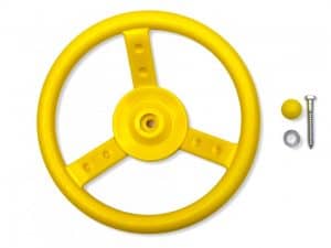 Yellow Plastic Steering Wheel