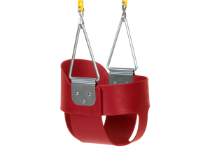 high back swing seat for playset
